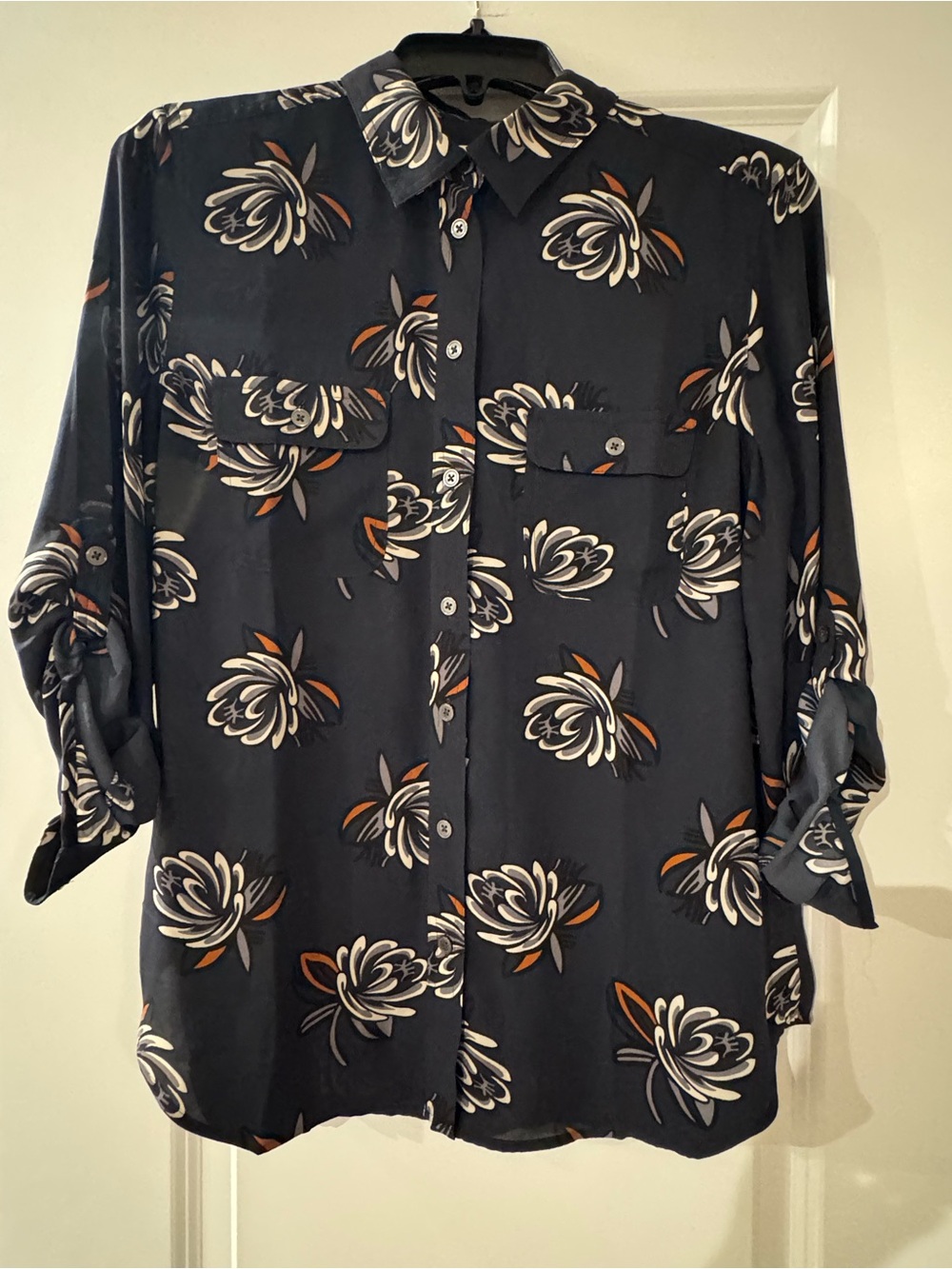 Loft button up blouse